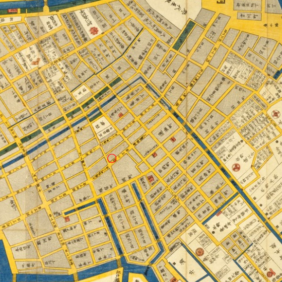 古地図-東京日本橋