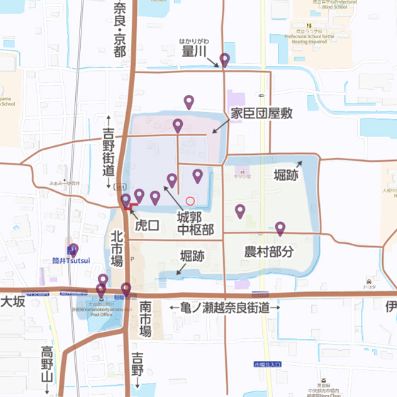 古地図-筒井城